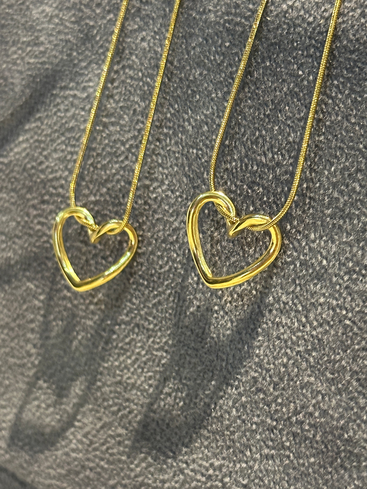 Golden heart neckless - Stainless Steel